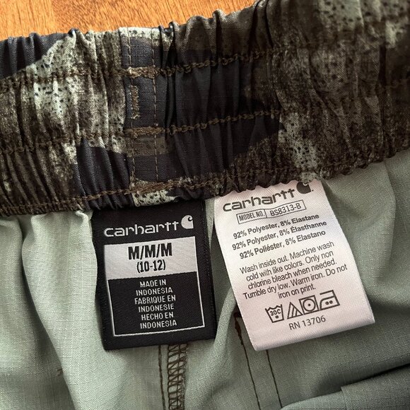 Carhartt Force camo shorts M 10-12 - Picture 3 of 6